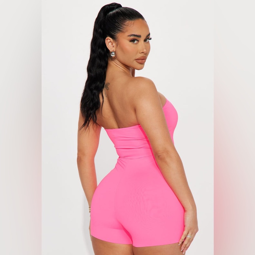 Neon Pink Romper